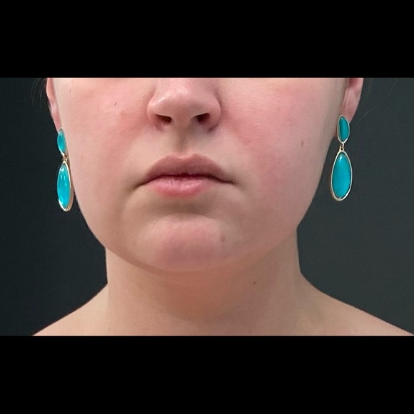 Kenneth Cole Blue Drop Earrings - Picture 3 of 3